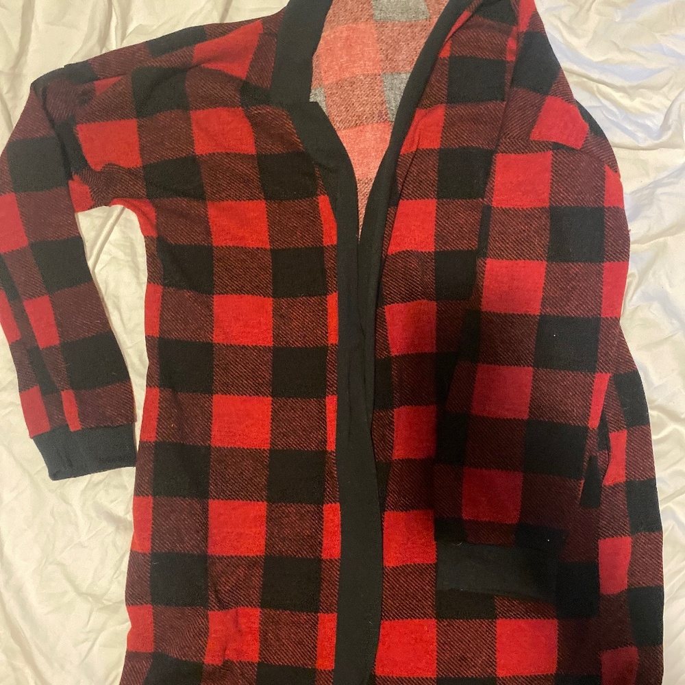 Heimush usa flannel cardigan